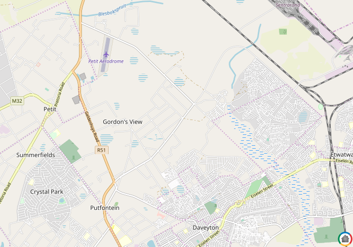 Map location of Lilyvale AH